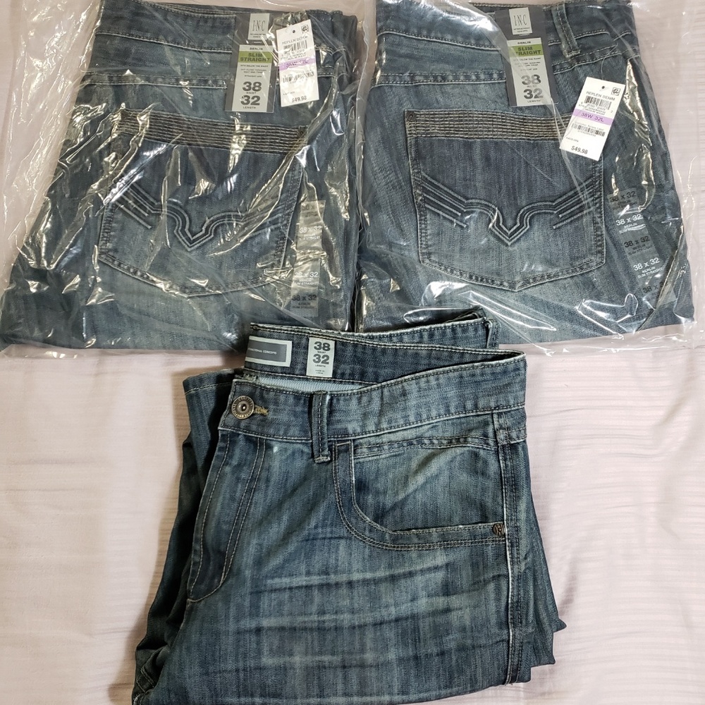 Inc International Concepts Slim-straight Jean NWT - Picture 2 of 5